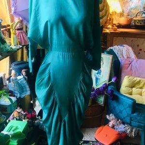 1980s Contempo Casual cocktail dress